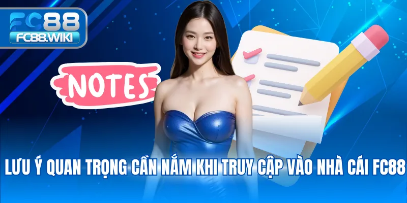 Đăng Nhập FC88 Lưu ý quan trọng cần nắm khi truy cập vào nhà cái FC88